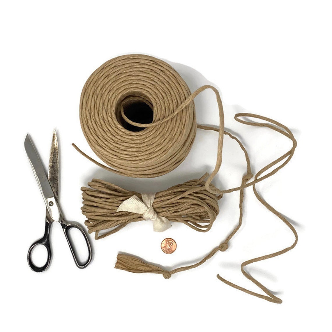 Twisted Kraft Paper Cord 10 YARDS Brown String Rope Craft Etsy