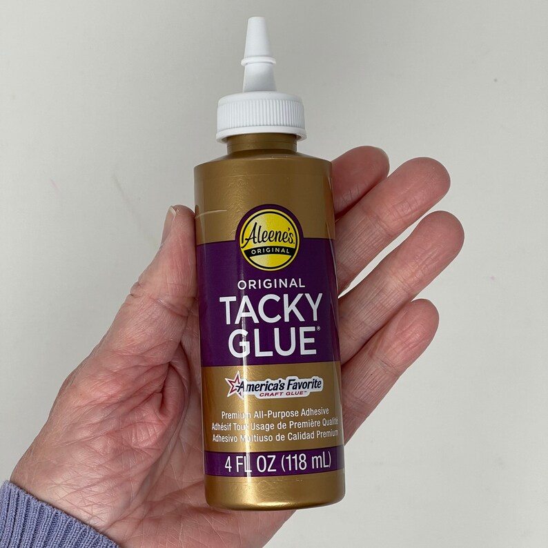 Aleene's Original Tacky Glue 4 Oz Adhesive Dries Clear Etsy