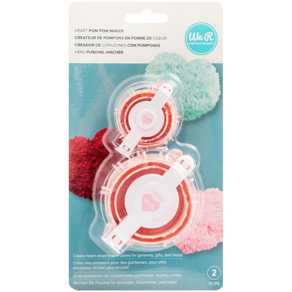red heart pom pom maker