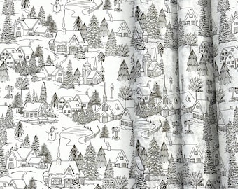 Papel de seda Toile de invierno, 5-10 hojas, 20 x 30 pulgadas, papel de regalo Kraft negro premium, decoupage reciclado