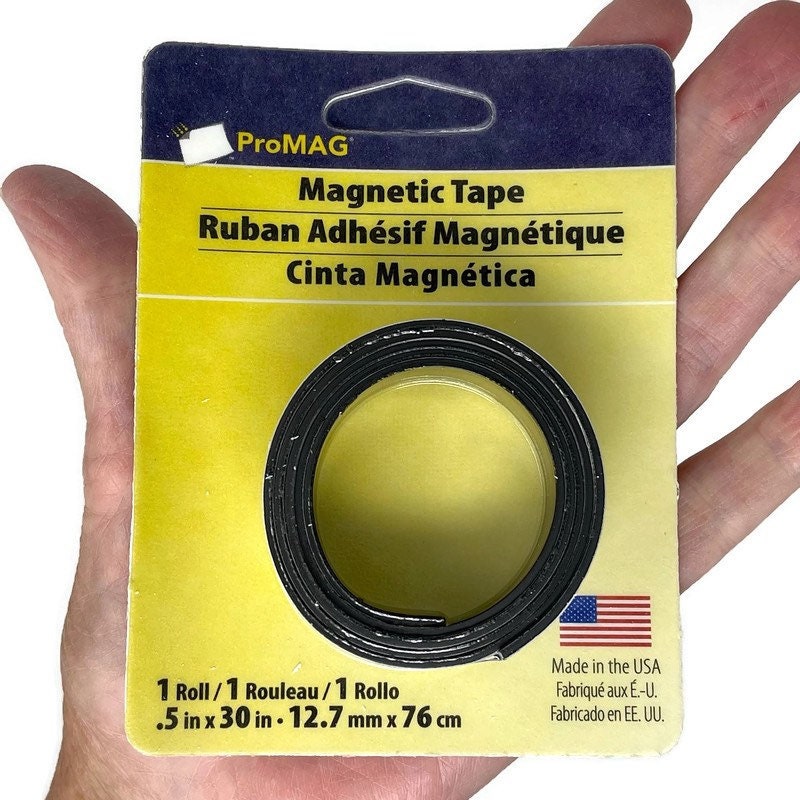 ProMag Magnet Strips W/Adhesive-.5X4 6/Pkg -12352