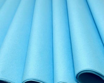 Sky Blue Tissue Paper 10-20 Sheets 20" X 30" Matte Premium Light Blue Gift Wrap Pom eco-friendly