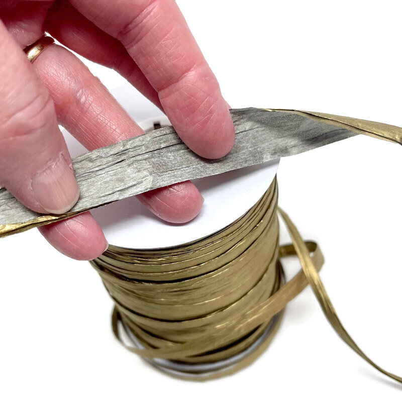 Metallic Gold Paper Raffia Ribbon 100 YDS Party Decor Gift - Etsy
