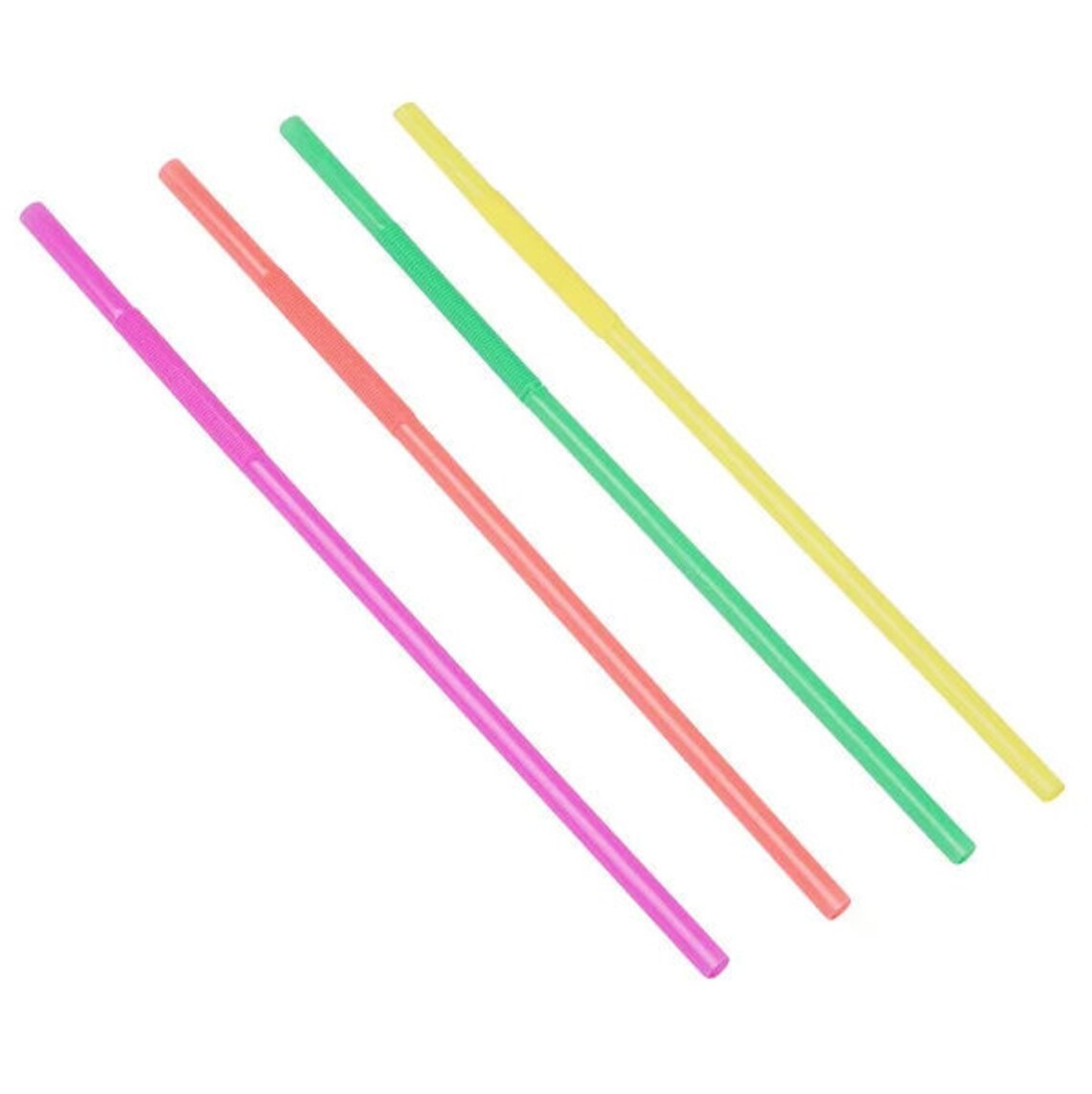 Bendable Crazy Party Straws Jumbo Neon Bendy Straw 8 3/4 Etsy España