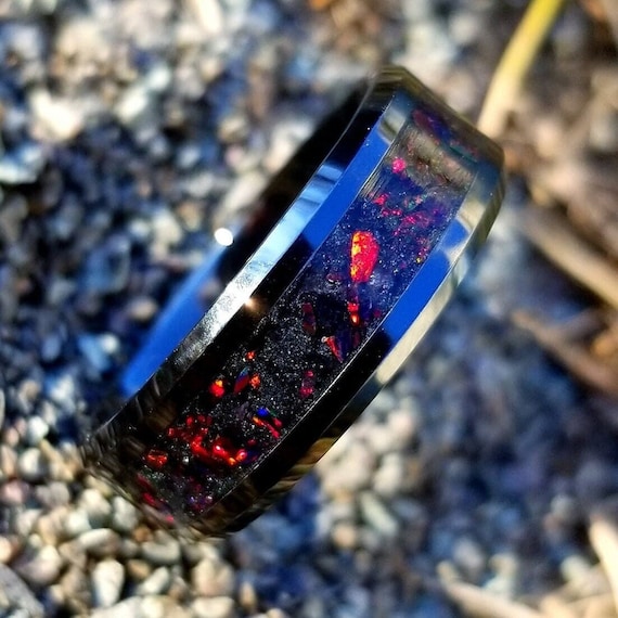 Etsy fire deals opal ring