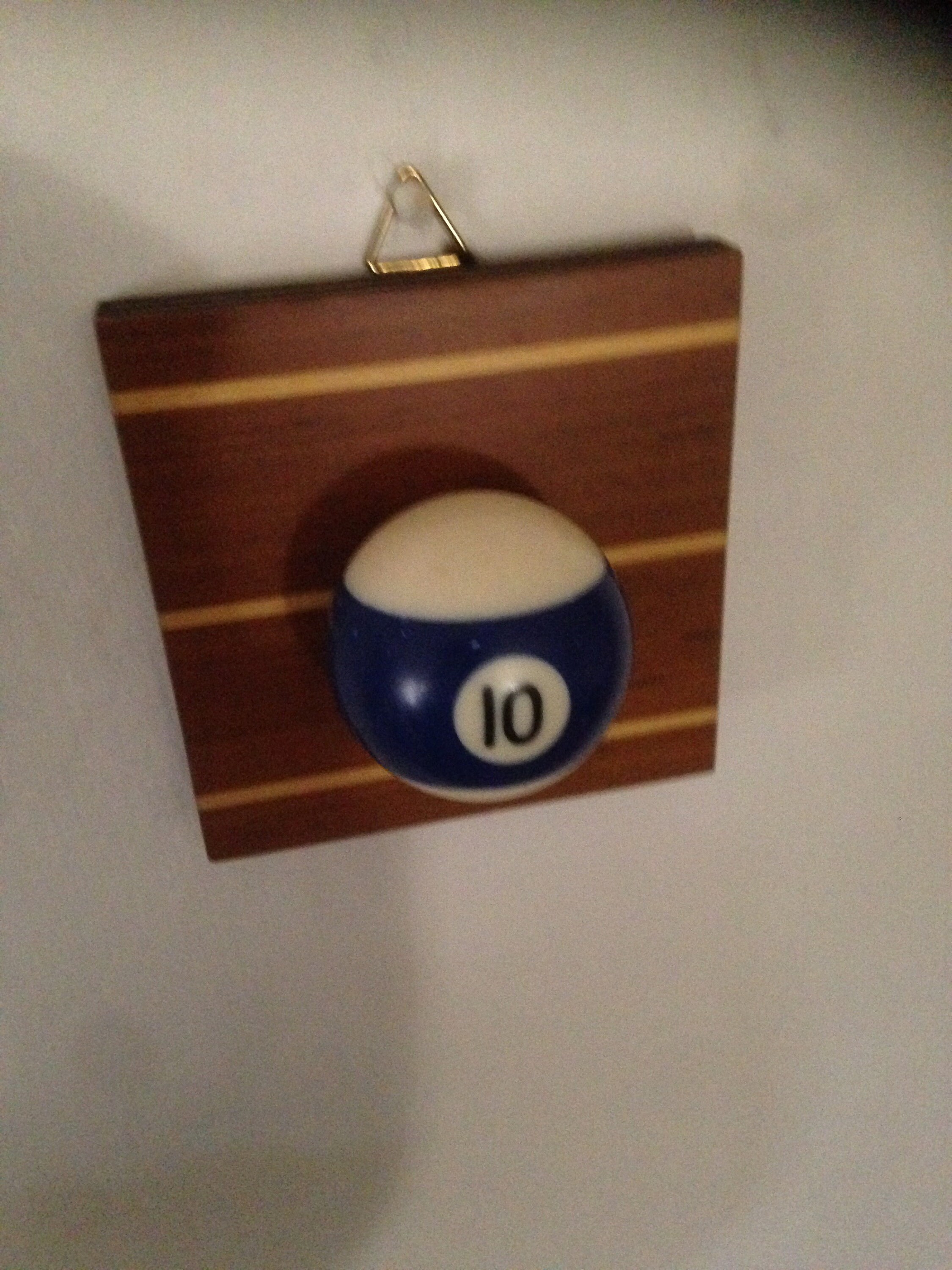 Single billiard Ball Coat Hanger Made From Recycled Materials Etsy
