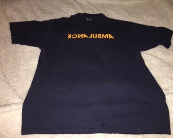 Ambulance spelled backwards T-shirt
