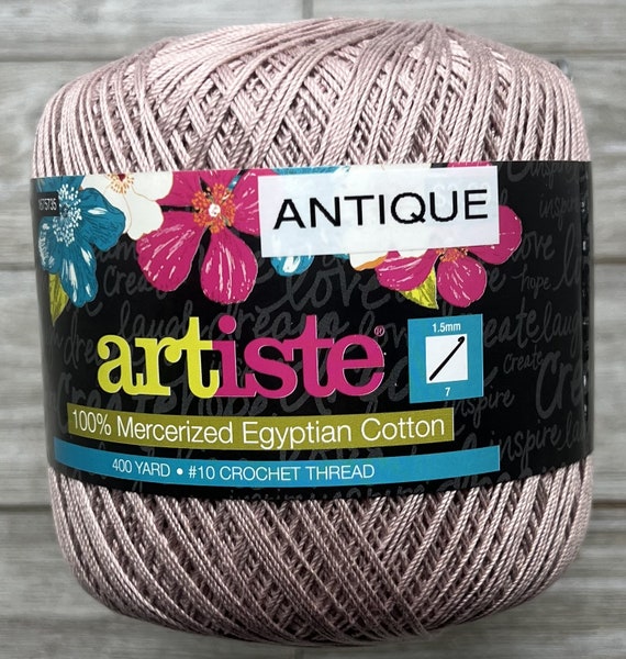 Cotton Crochet Thread 10 size crochet thread 350 yards Etsy
