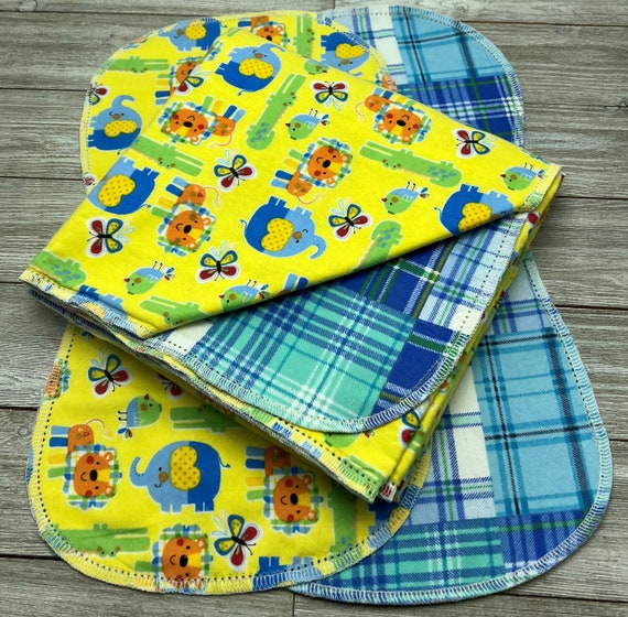 Hemstitch Flannel Baby Blanket Ready to Crochet Around the Etsy Canada