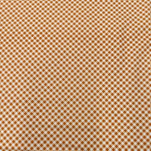 1318 Flannel fabric orange and white diagonal check pattern sold by the yard.