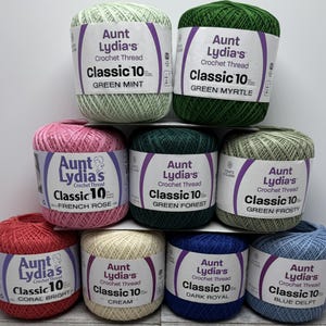 Cotton Crochet Thread - Classic size 10 Crochet Thread - 350 yards