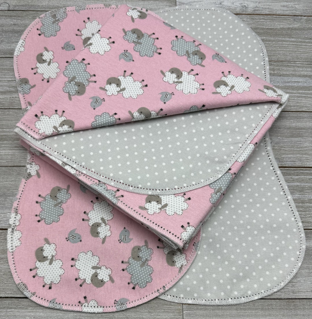 Hemstitch Flannel Baby Blanket Ready to Crochet Around Edges Double