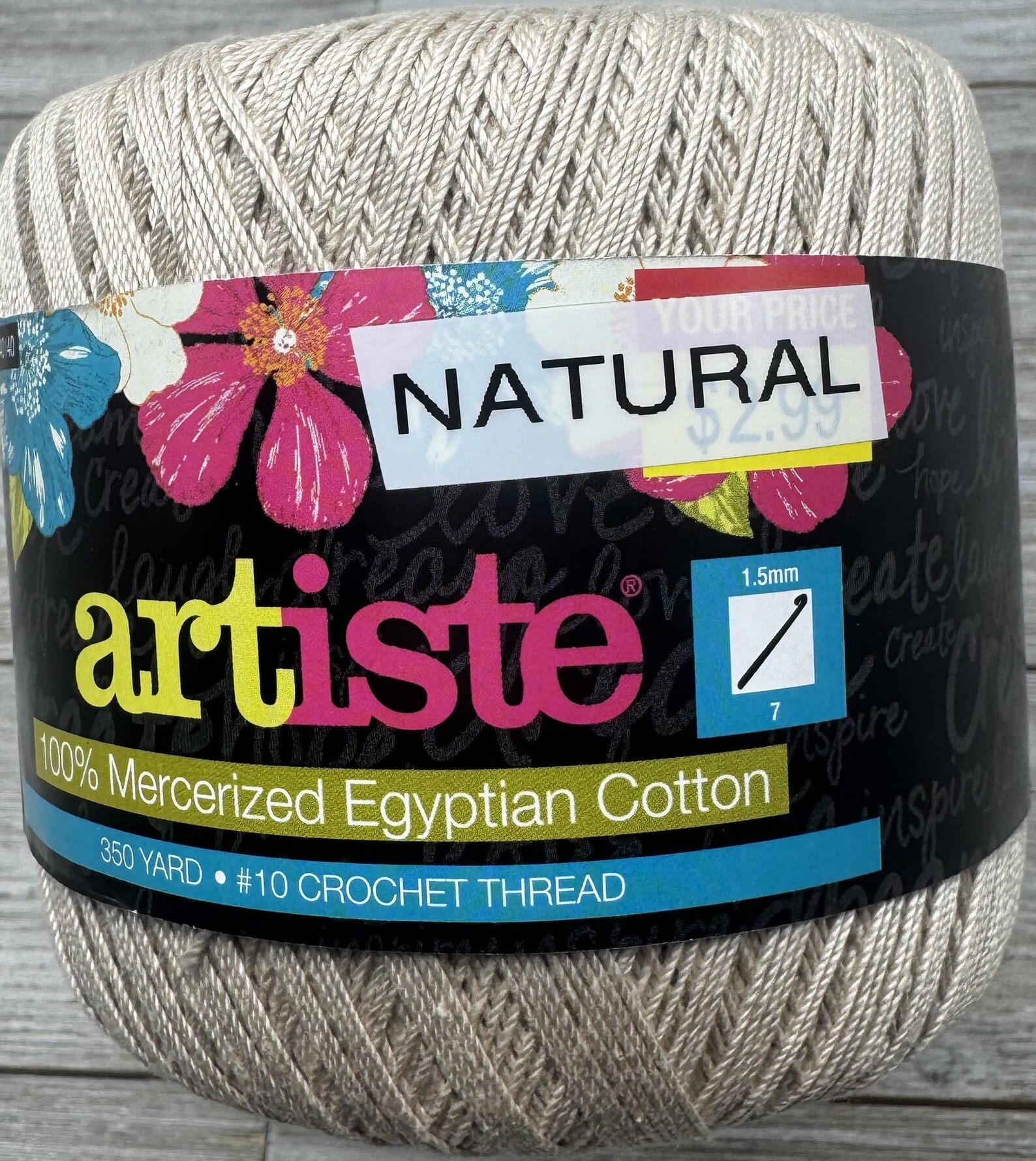 Cotton Crochet Thread - #10 Size Crochet Thread - 350 Yards - Etsy