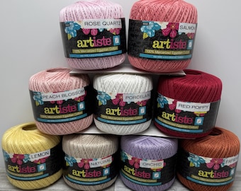 Cotton Crochet Thread - #10 size Crochet Thread - 350 yards