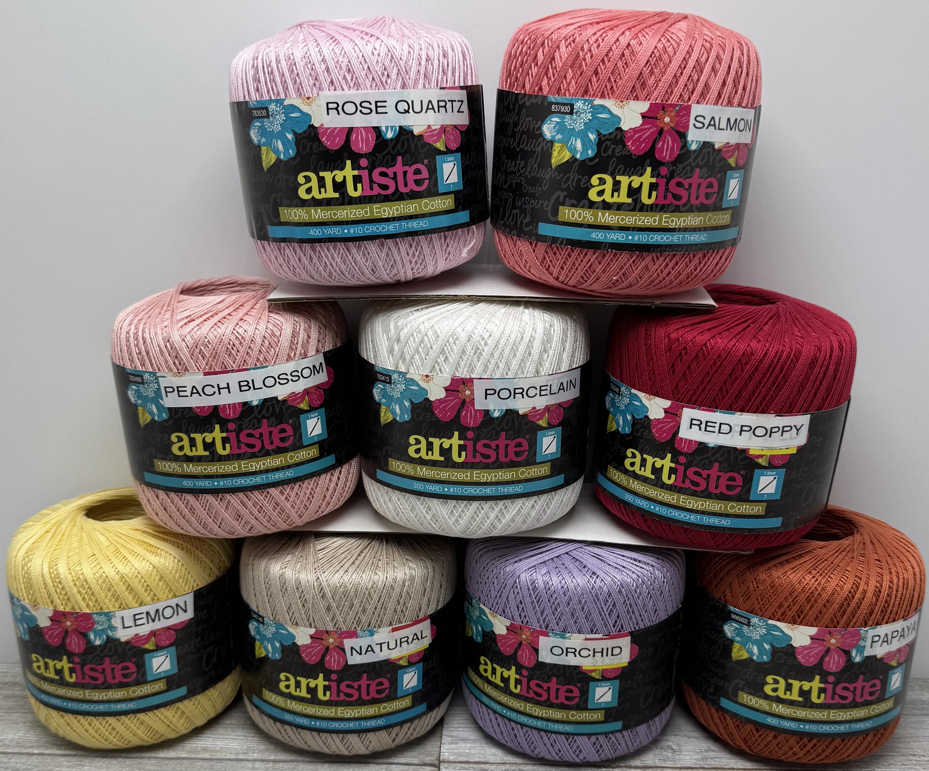 Cotton Crochet Thread - #10 Size Crochet Thread - 350 Yards - Etsy