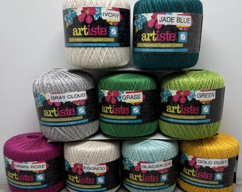 Cotton Crochet Thread - #10 size Crochet Thread - 350 yards