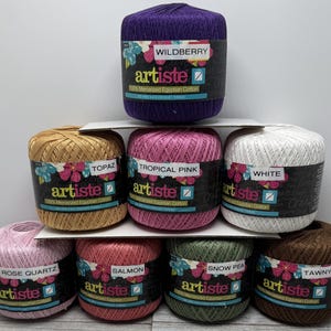 Cotton Crochet Thread - #10 size crochet thread - 350 yards