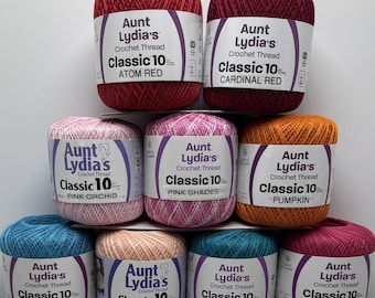 Cotton Crochet Thread - Classic size #10 Crochet Thread - 350 yards