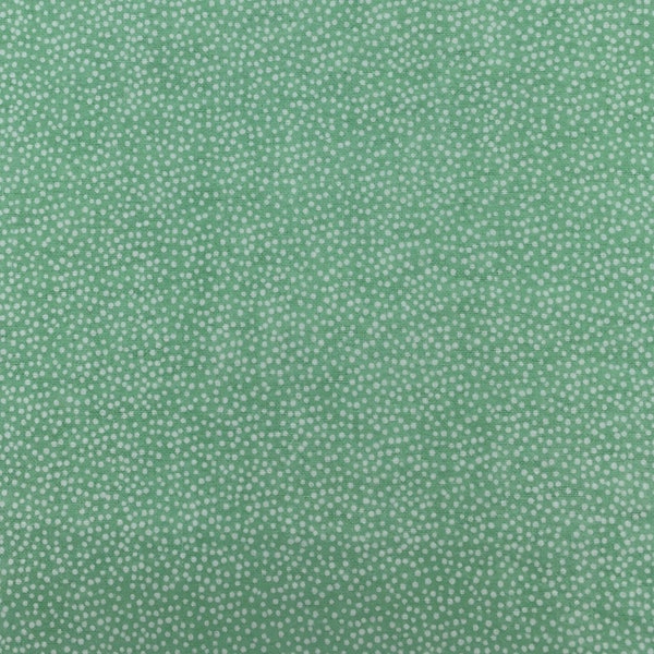 926 Flannel fabric light grass green background with white snow drift sold by the yard.