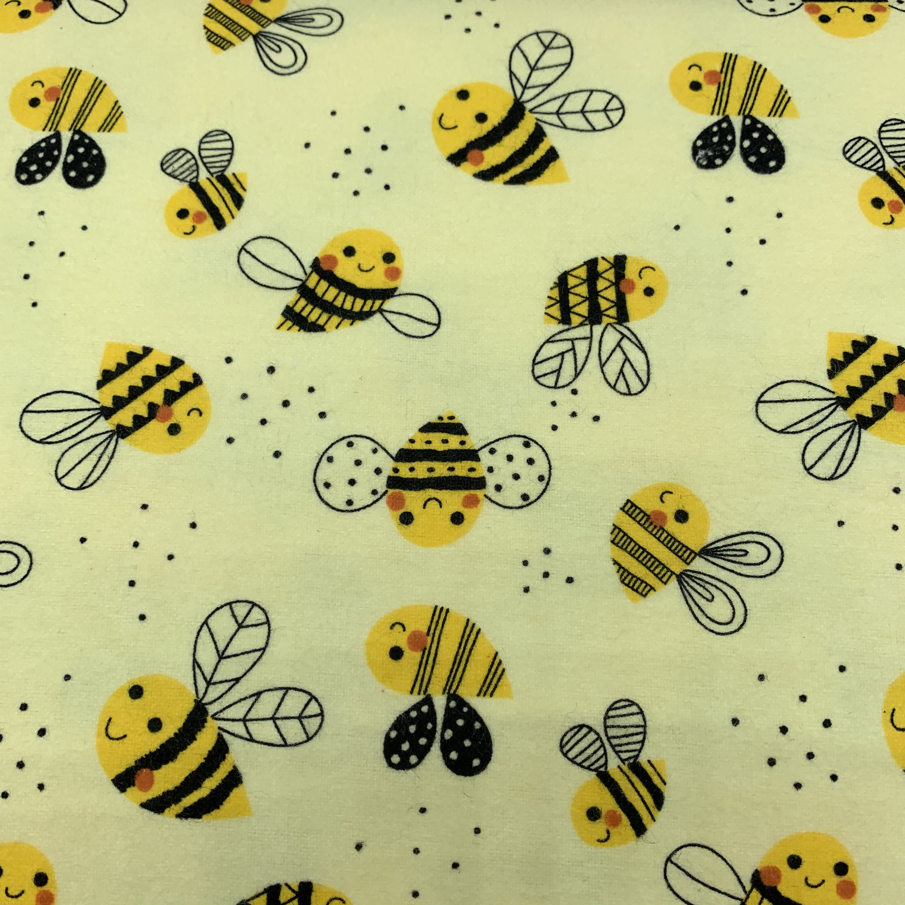 Honey Bee Fabric, Honey Bee Material, Bumble Bee Fabric, Bee Quilting  Fabric, Bee Hive Cotton, Spring Floral Quilting, Rag Quilt Material