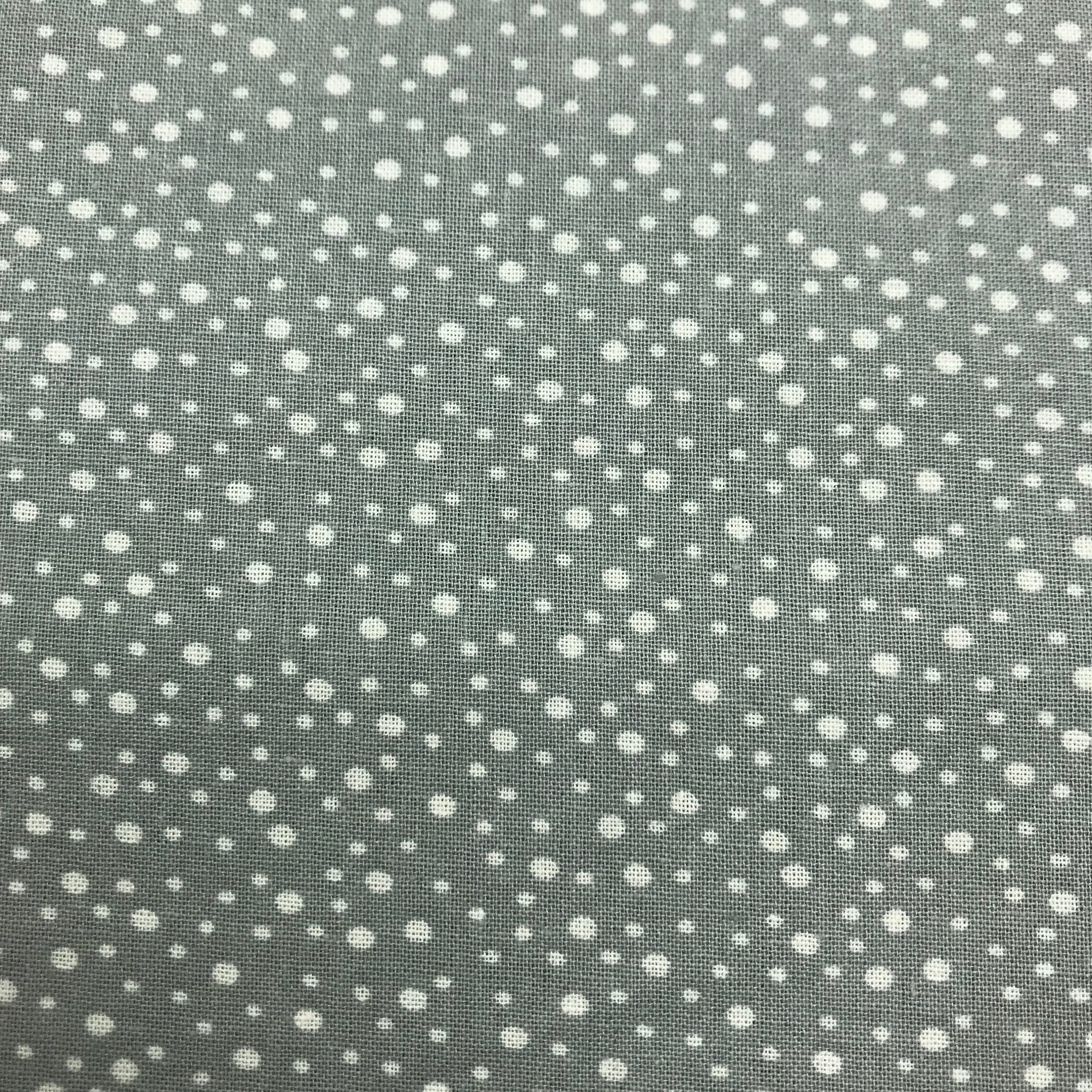 81 COTTON Fabric Ash Gray With Little Random Dots Sold by the Yard - Etsy