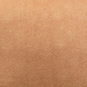 1176 Flannel fabric orange & peach herringbone pattern sold by the yard.
