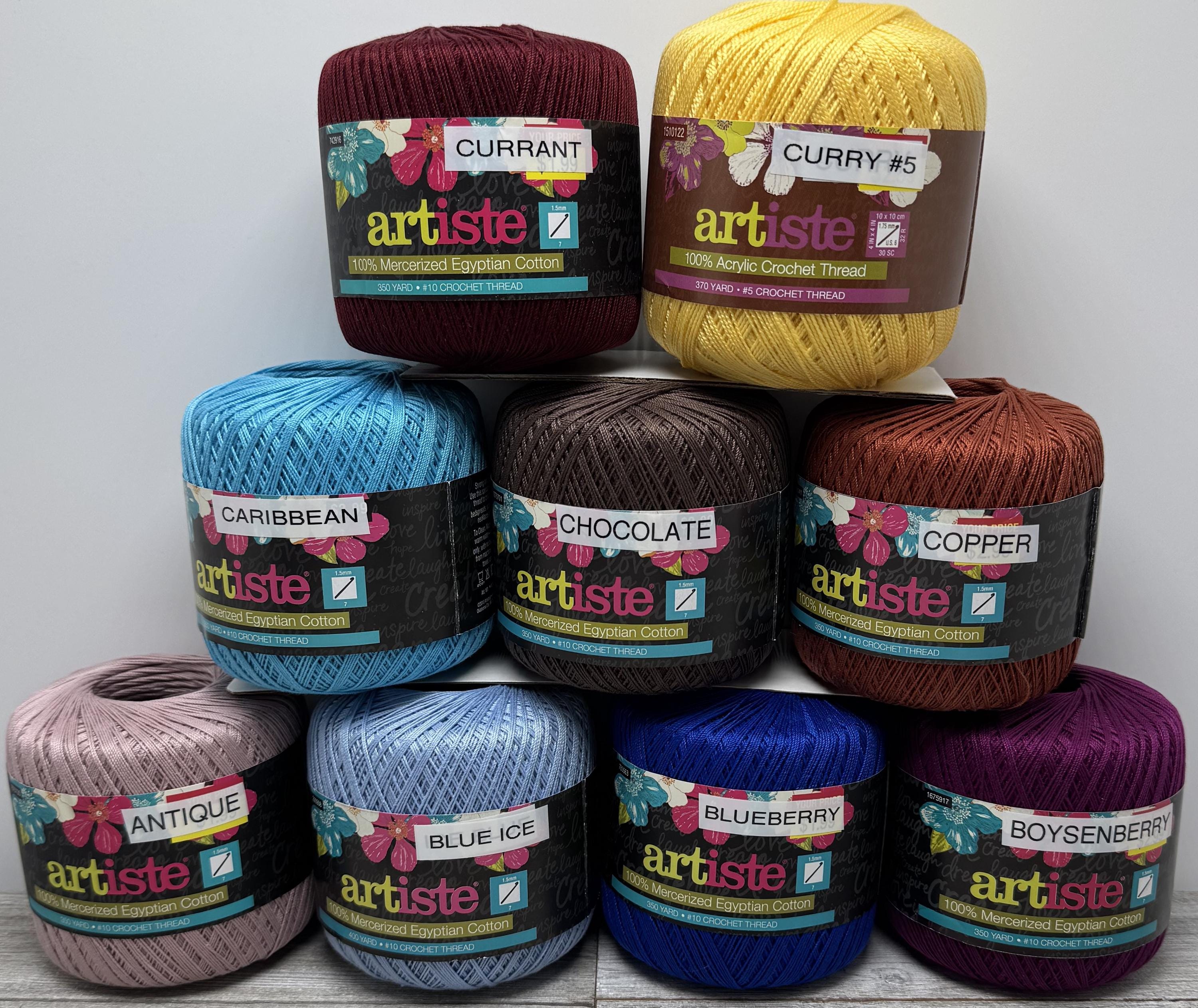 Cotton Crochet Thread - #10 Size Crochet Thread - 350 Yards - Etsy