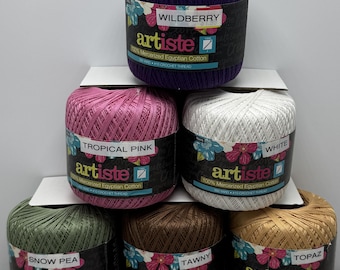 Cotton Crochet Thread - #10 size crochet thread - 350 yards