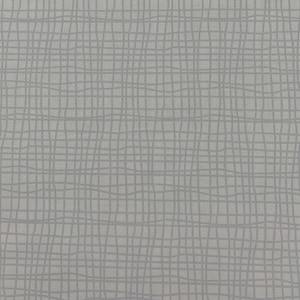 495 COTTON fabric white background with light gray mesh pattern sold by the yard.