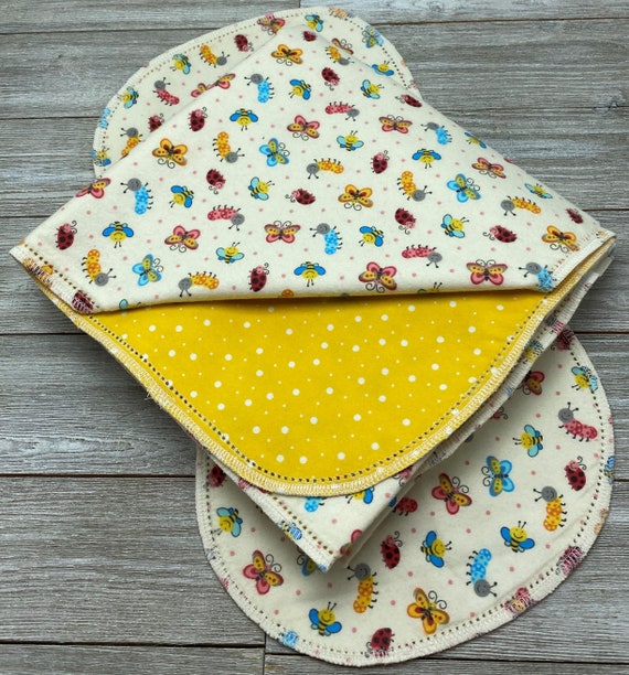 Hemstitch Flannel Baby Blanket Ready to Crochet Around the Etsy