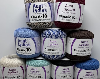 Cotton Crochet Thread - Classic size #10 Crochet Thread - 350 yards