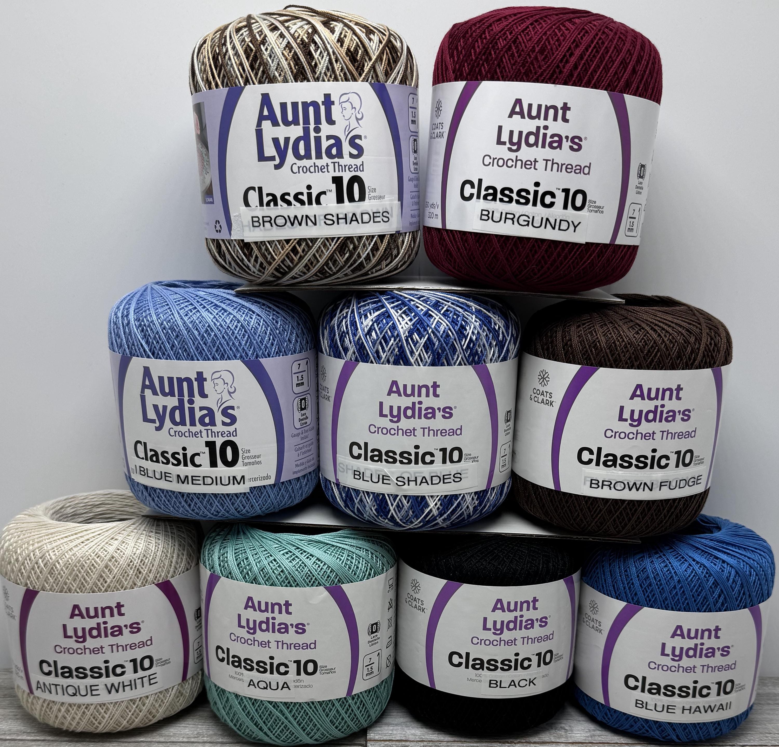 Cotton Crochet Thread - Classic Size #10 Crochet Thread - 350 Yards - Etsy