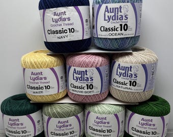 Cotton Crochet Thread - Classic size 10 - 350 yards
