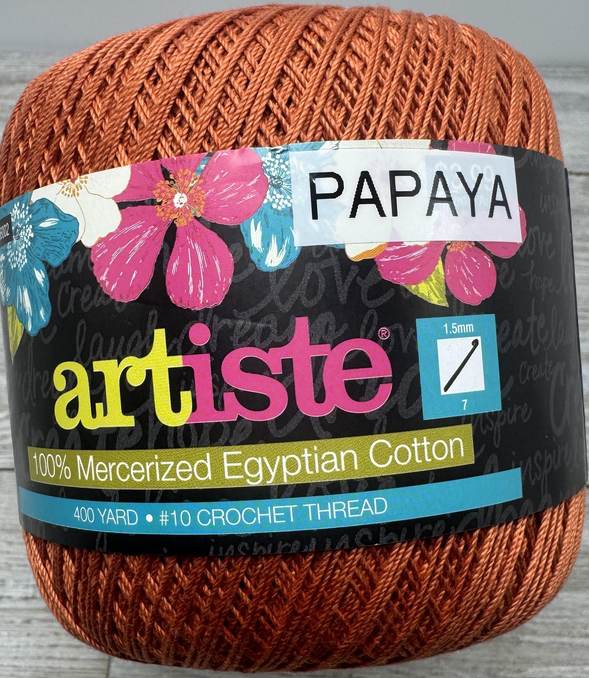 Cotton Crochet Thread - #10 Size Crochet Thread - 350 Yards - Etsy