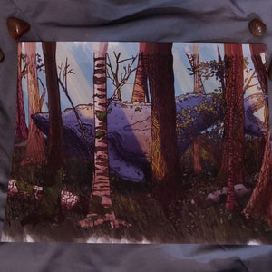 Whale in the Woods print