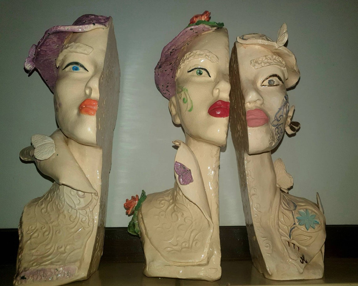 Vase .face Vase, a Vase You Can Hang on Your Wall or Put It on Your