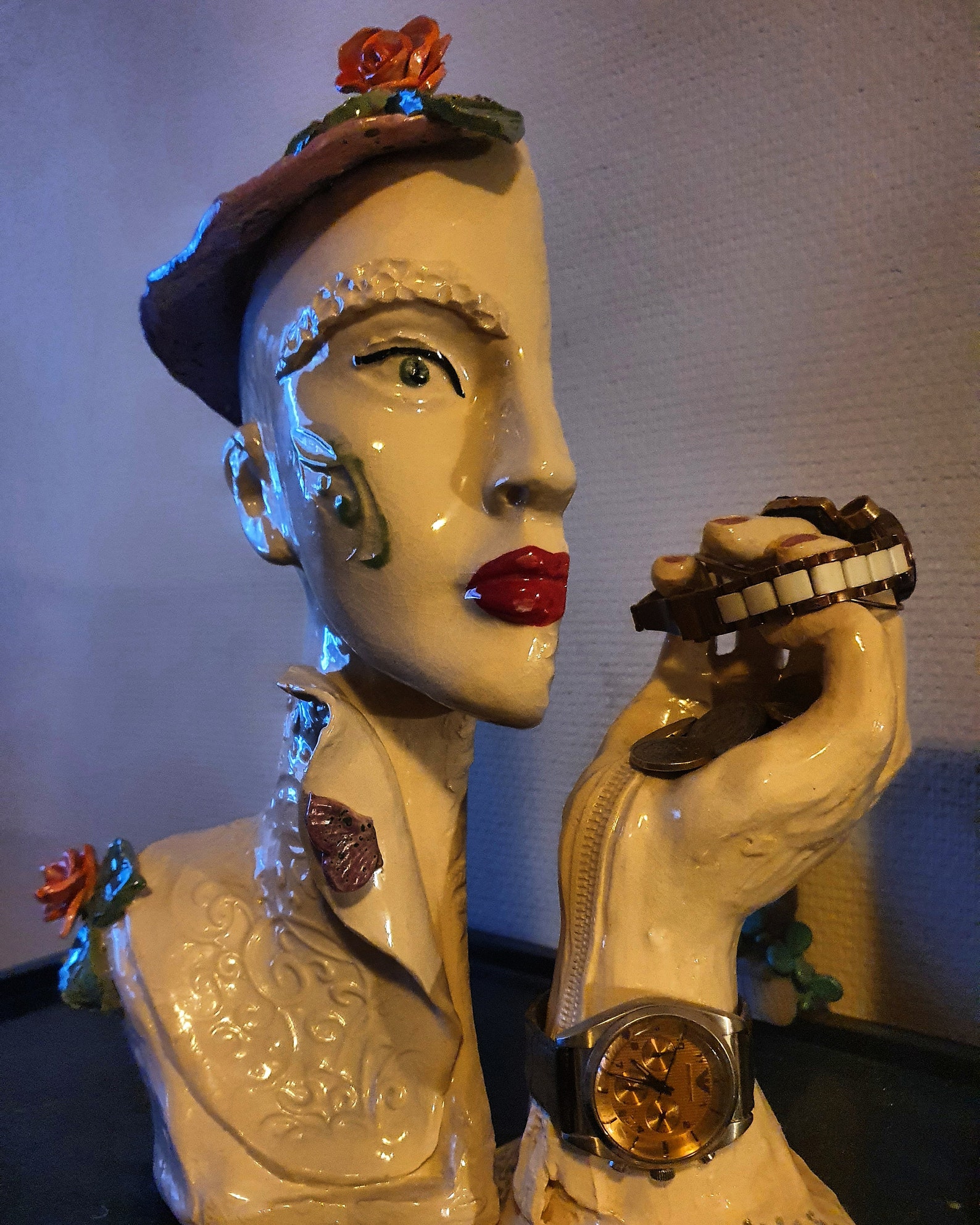 Vase .face Vase, a Vase You Can Hang on Your Wall or Put It on Your