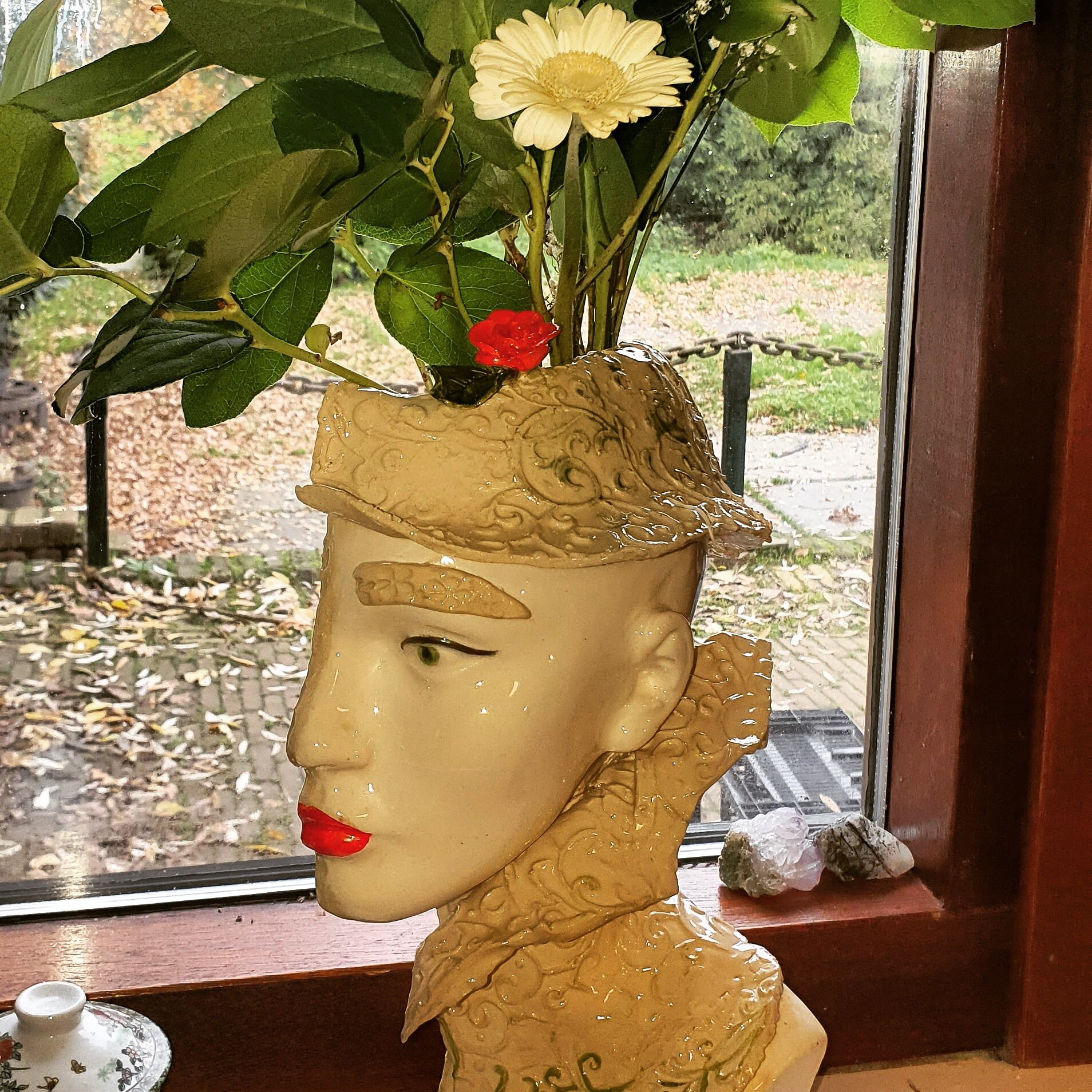 Vase .face Vase, a Vase You Can Hang on Your Wall or Put It on Your