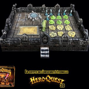 Heroquest 3D – The Crypt of Perpetual Darkness – The Crypt of Perpetual Darkness expansion 3D scenery