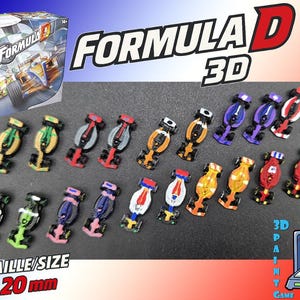10 Custom F1 Miniature Cars for Formula D Year 2024