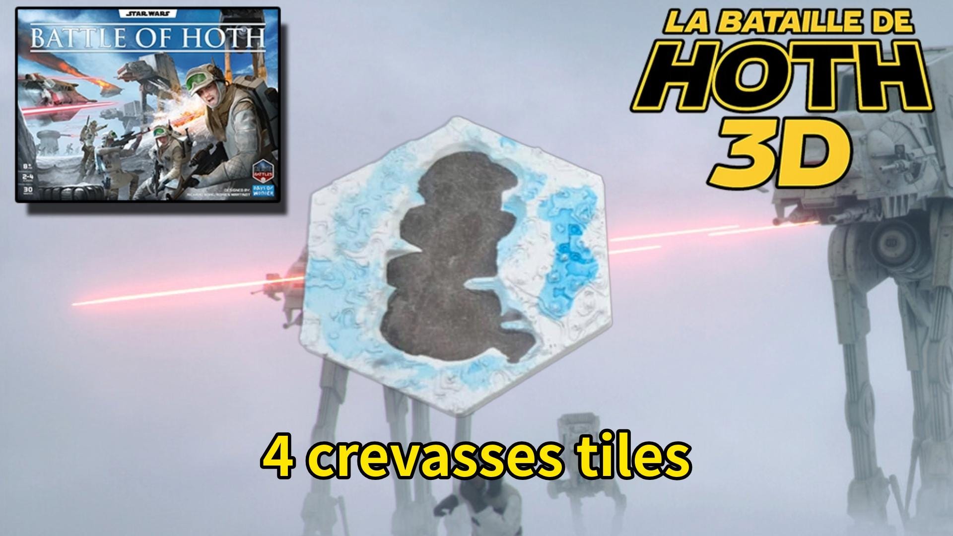 Star Wars Hoth Battle 3D – Full Set of 3D Tiles - Etsy