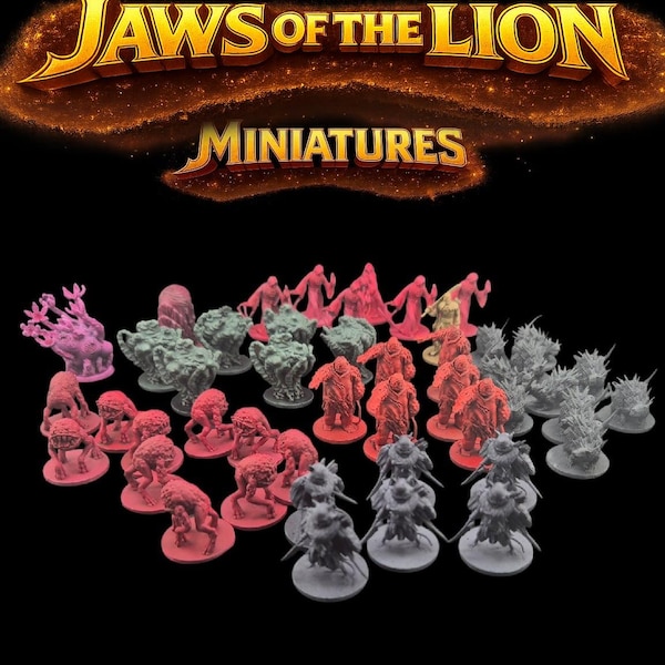 Jaws of the Lion / Lion Jaws 3D Miniature Figurine