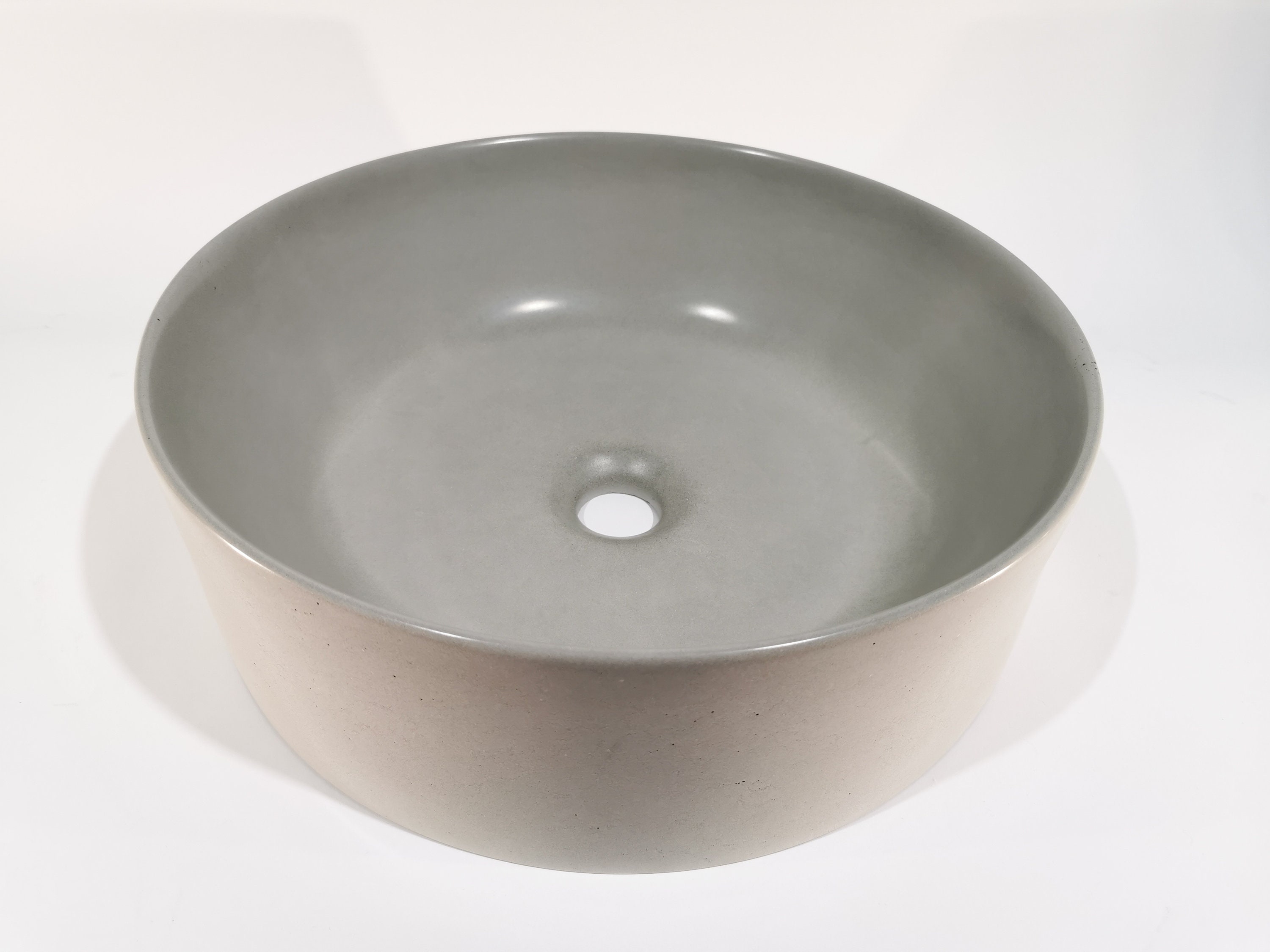 16 40cm / Lavabo de baño de hormigón redondo / Fregadero | Etsy
