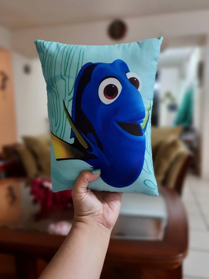 Disney Inspired Finding Nemo Dory Small Throw Pillow Etsy