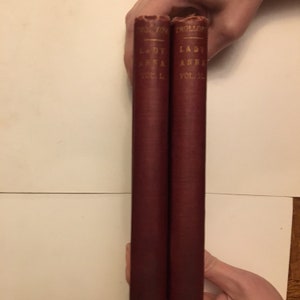 Lady Anna 2 Vol complete Anthony Trollope 1873 Early Tauchnitz copyright edition