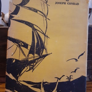 Victory Joseph Conrad 1927 Malay Edition Dustjacket Dekorative Bretter mit Karten