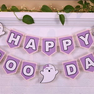 The Spooky One Birthday Banner, Two Spooky Banner, Boo Day Banner, Halloween Birthday Banner, Ghost, Pastel, First Birthday