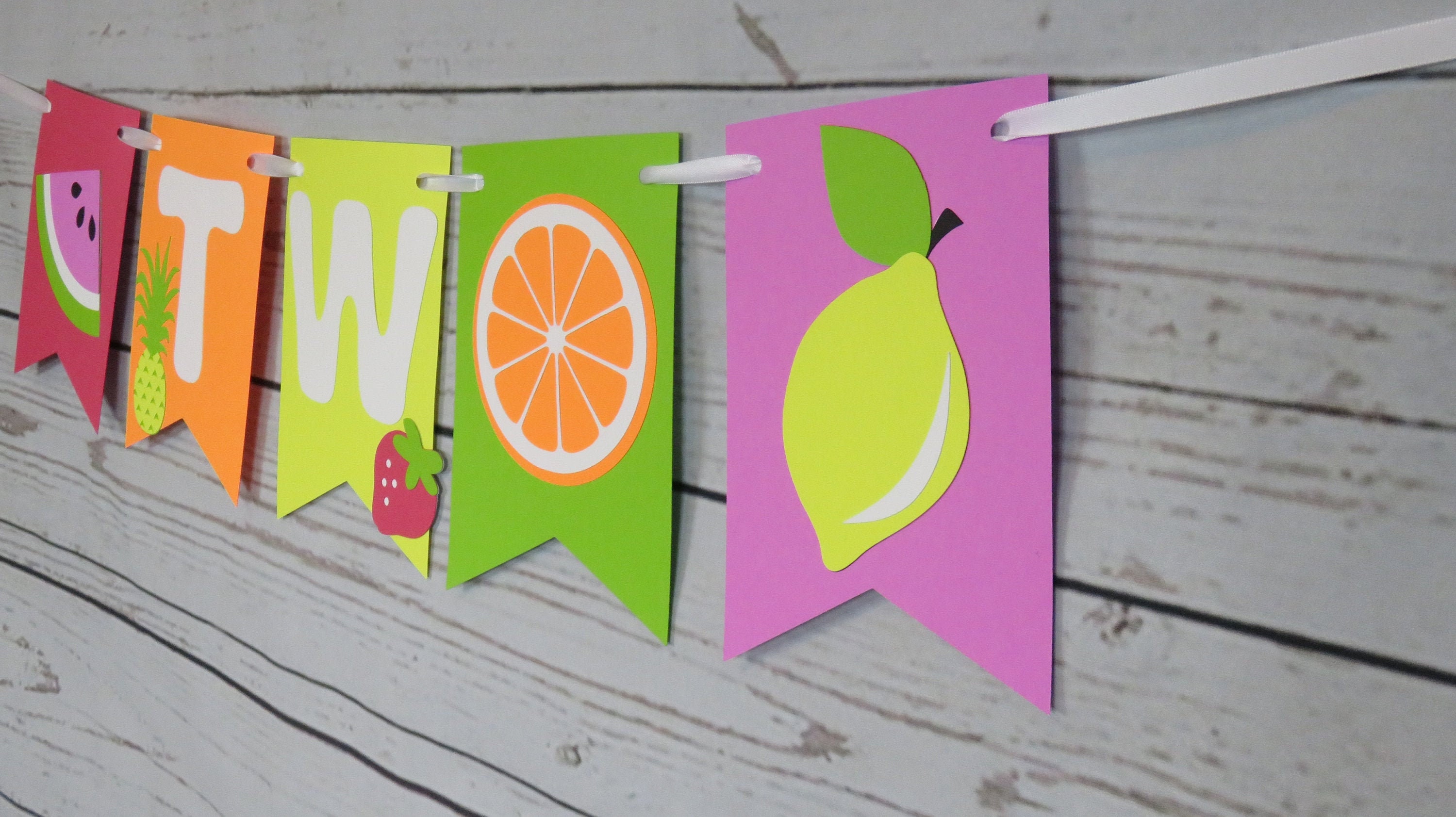 Twotti Frutti Birthday Banner Twotti Fruitti Highchair - Etsy Twotti Frutti Birthday Banner Twotti Fruitti Highchair - Etsy