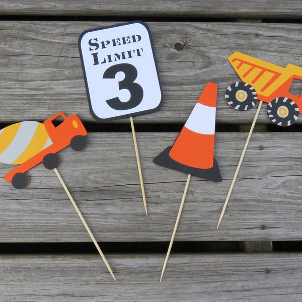 Construction Birthday Party Centerpiece Sticks, Construction Diaper Cake, Construction Zone Party, Construction Birthday Decorations, Decor