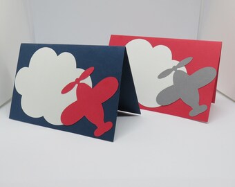 Plane Tent Cards, Airplane Party Decorations, Food Tent Cards, Place Cards, Baby Shower, Plane First Birthday Decorations, Time Flies Party